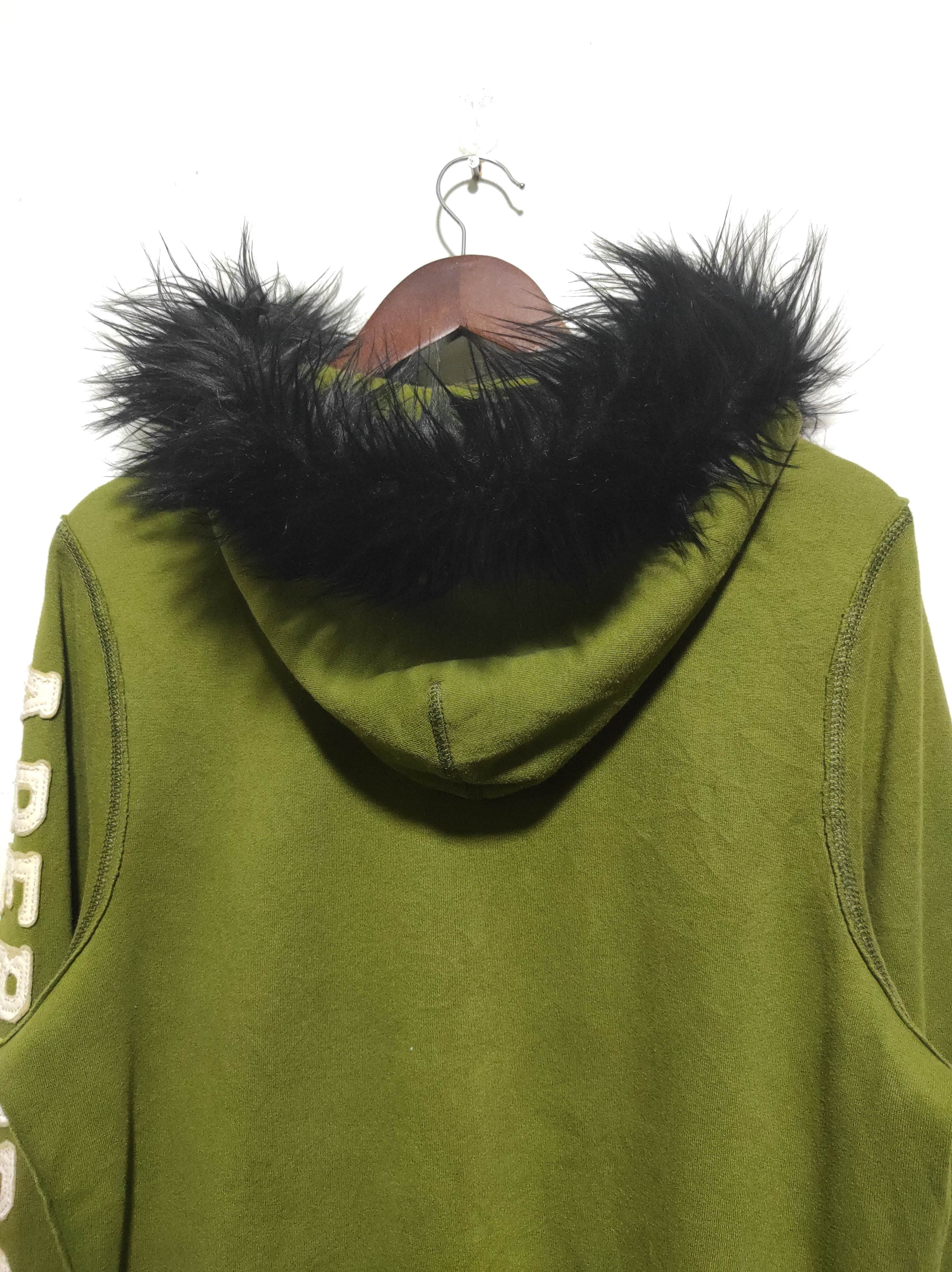 Abercrombie & Fitch Abercrombie & Fitch Green zipper fur hoodie ifsix LGB style Size US L / EU 52-54 / 3 - 15 Thumbnail