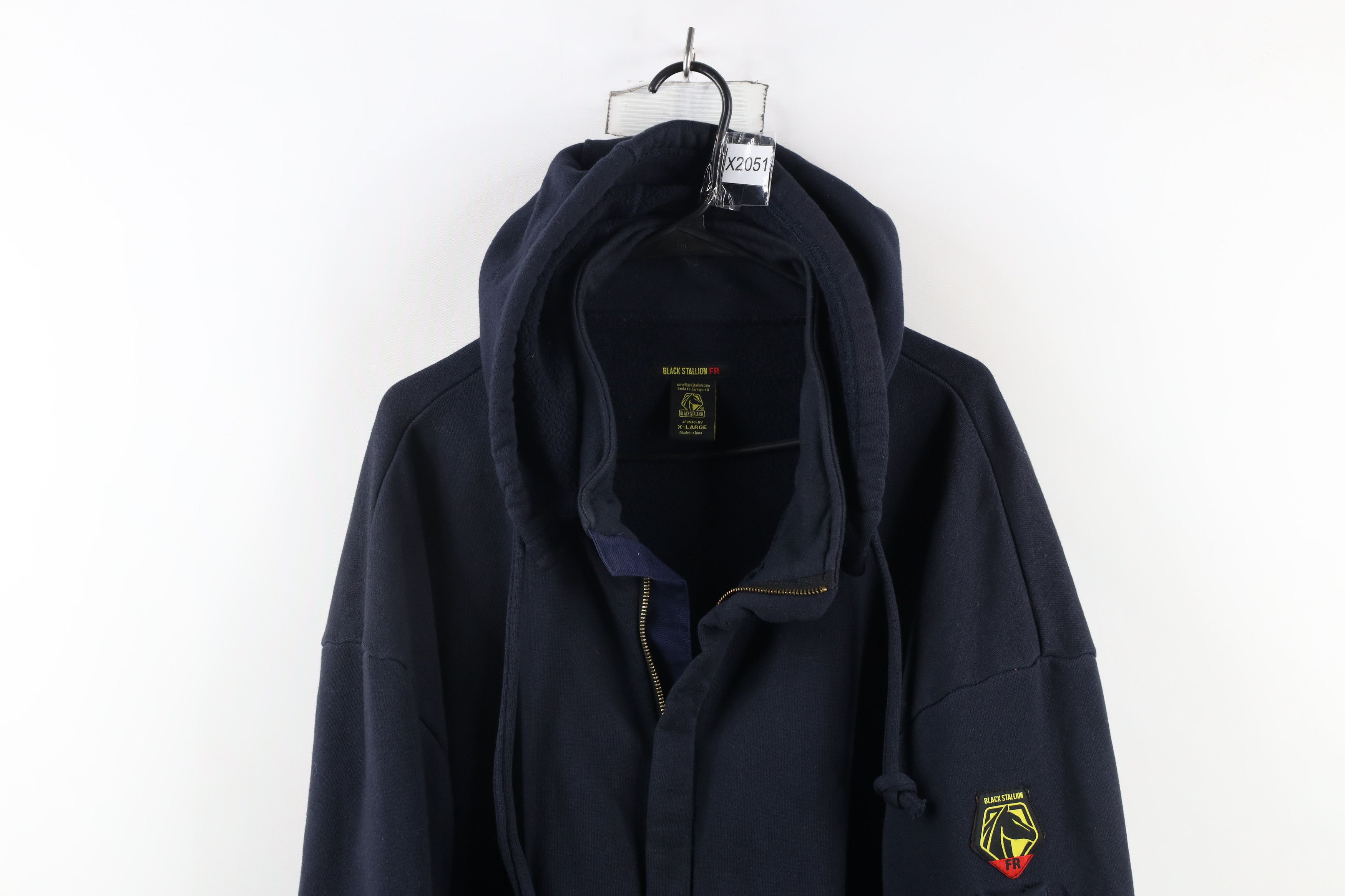 Vintage Streetwear Heavyweight Flame Resistant FR Full Zip Hoodie Size US XL / EU 56 / 4 - 2 Thumbnail