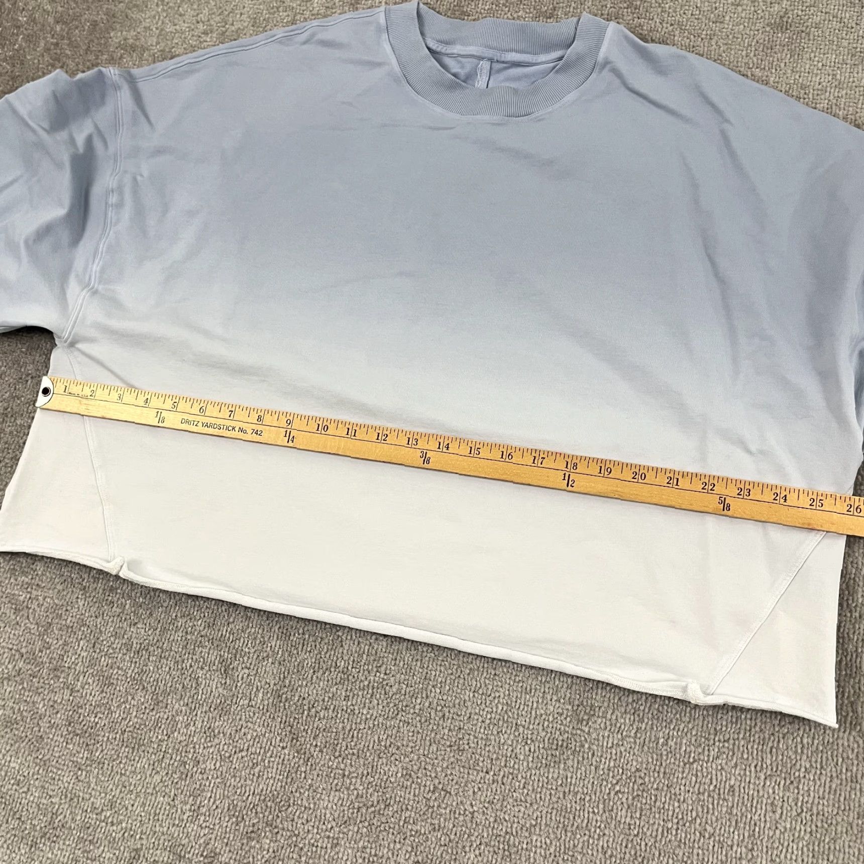 Lululemon Lululemon Oversized Boxy Crewneck Sweatshirt Women’s L/XL Blue Cropped Athleisure Size L / US 10 / IT 46 - 5 Thumbnail