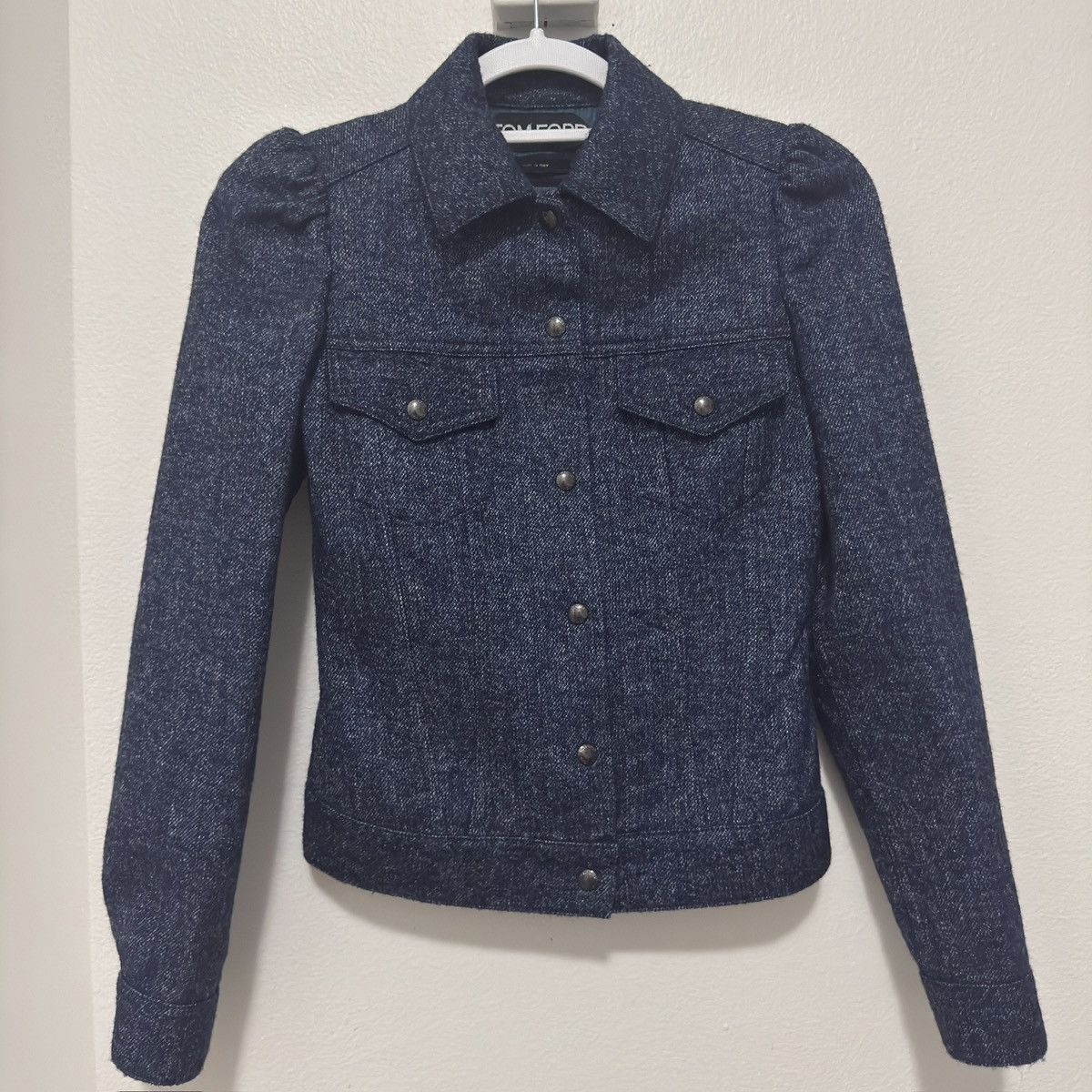 Tom Ford Tom Ford Alpaca Wool Jacket Size XXS / US 00 / IT 34 - 1 Thumbnail