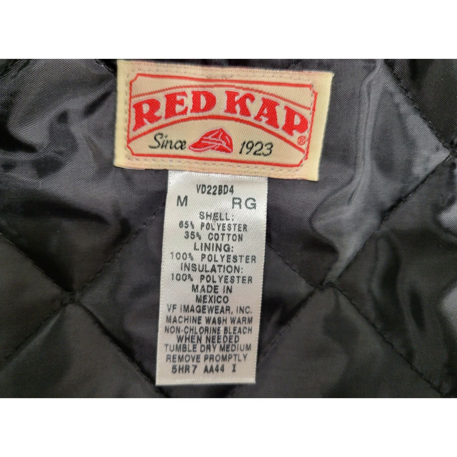 Red Kap VINTAGE Red Kap Men's Vest Canvas Tan Brown Quilted Snap Size US M / EU 48-50 / 2 - 8 Thumbnail