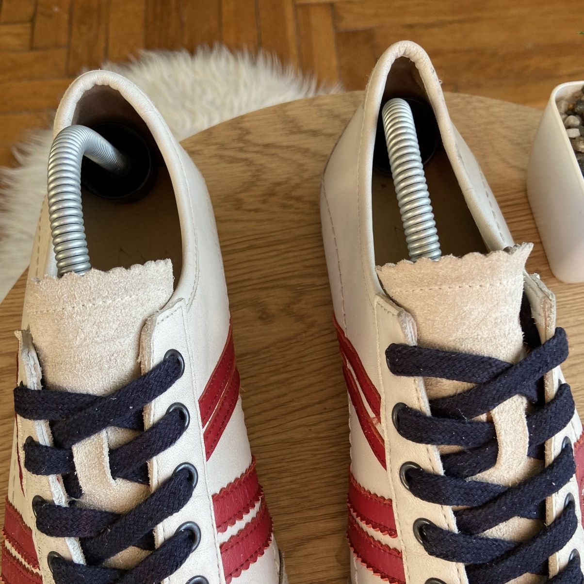 Vintage Men's Zeha Berlin Trainers Retro League Sneakers Red White41 Size US 8 / EU 41 - 5 Thumbnail