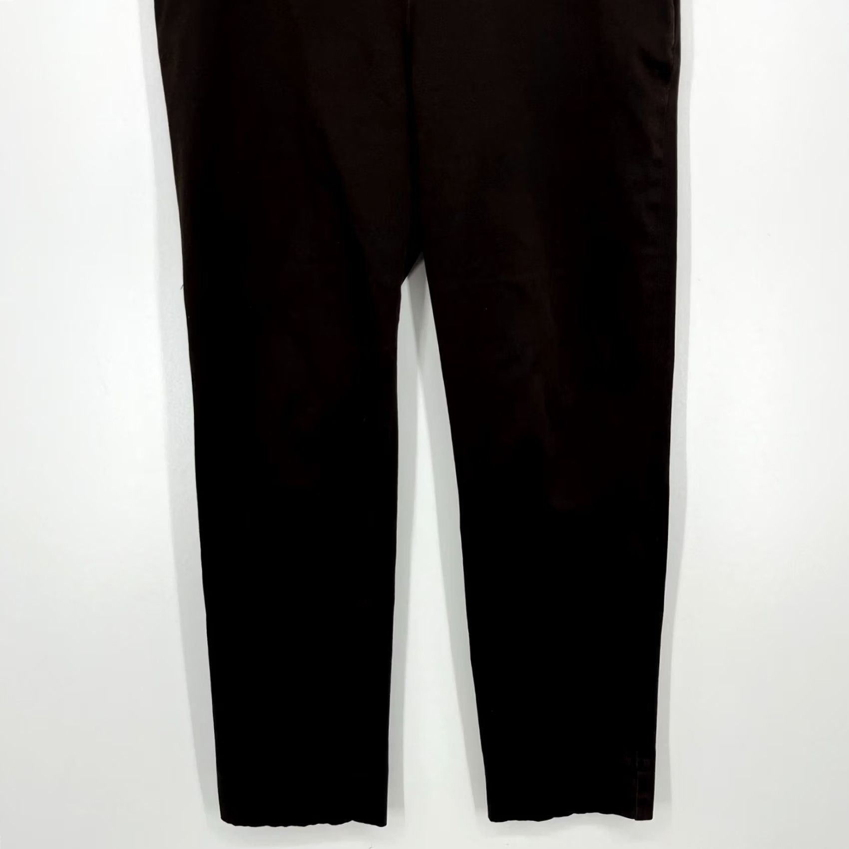 Ralph Lauren Lauren Ralph Lauren Pants Women's Size 6 Brown Cotton Blend Solid Side Zip Size 28" / US 6 / IT 42 - 3 Thumbnail