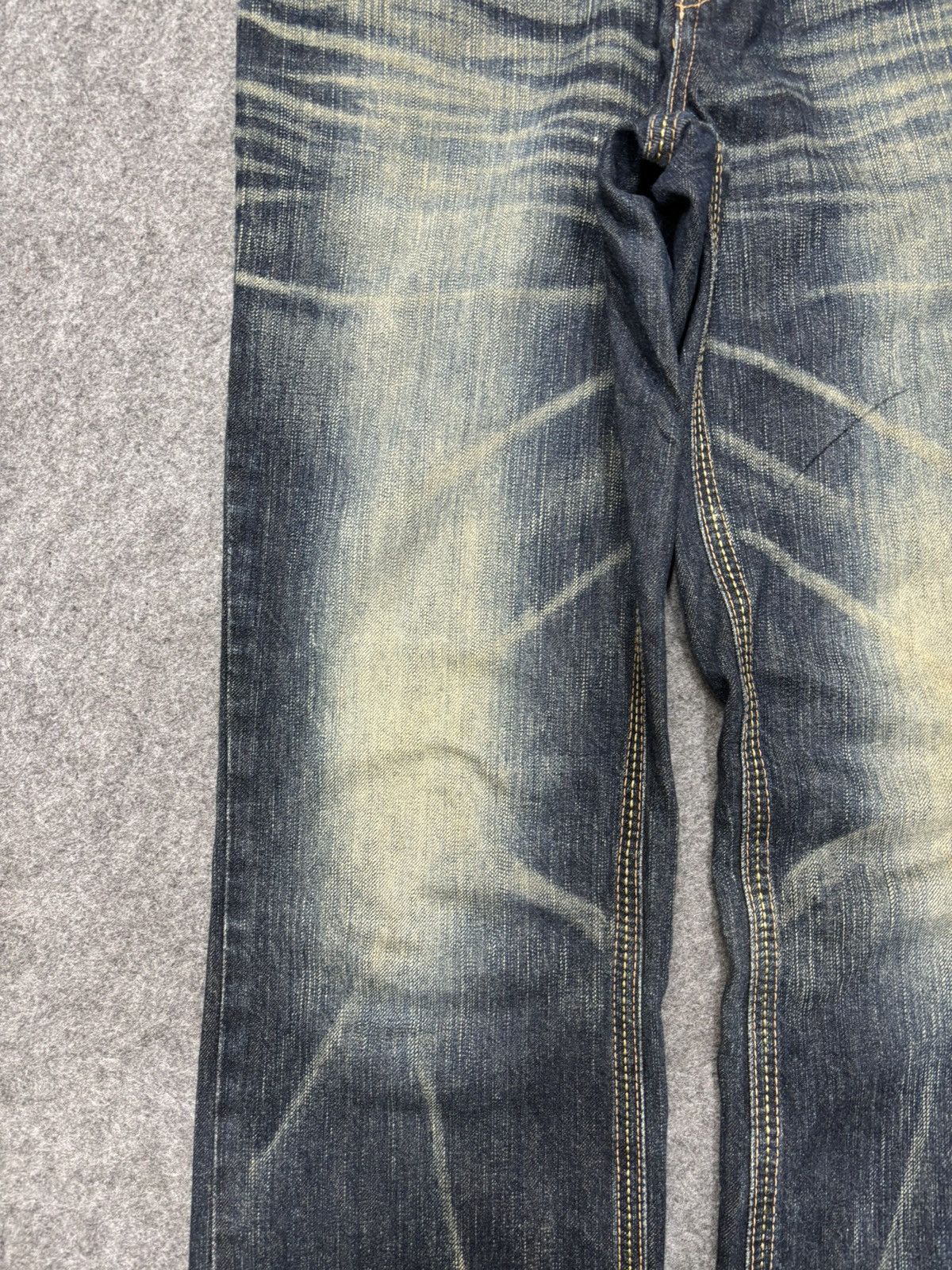 Edwin 💥Flare💥Edwin Stone Mudwash Insane Fades Denim F656 Size US 30 / EU 46 - 6 Thumbnail