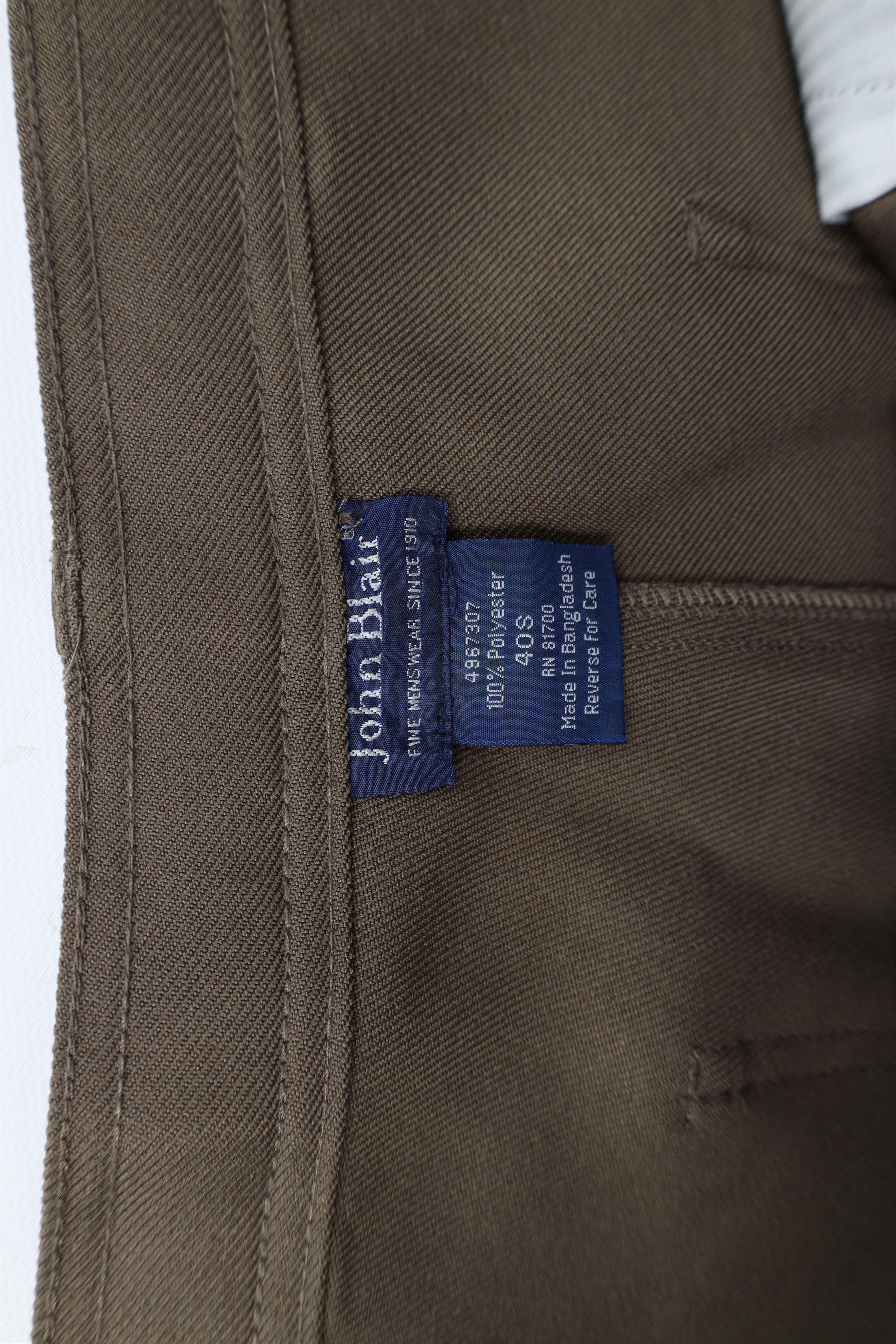 Vintage Vintage 90s Streetwear Flared Wide Leg Chino Pants Brown Size US 40 / EU 56 - 7 Thumbnail