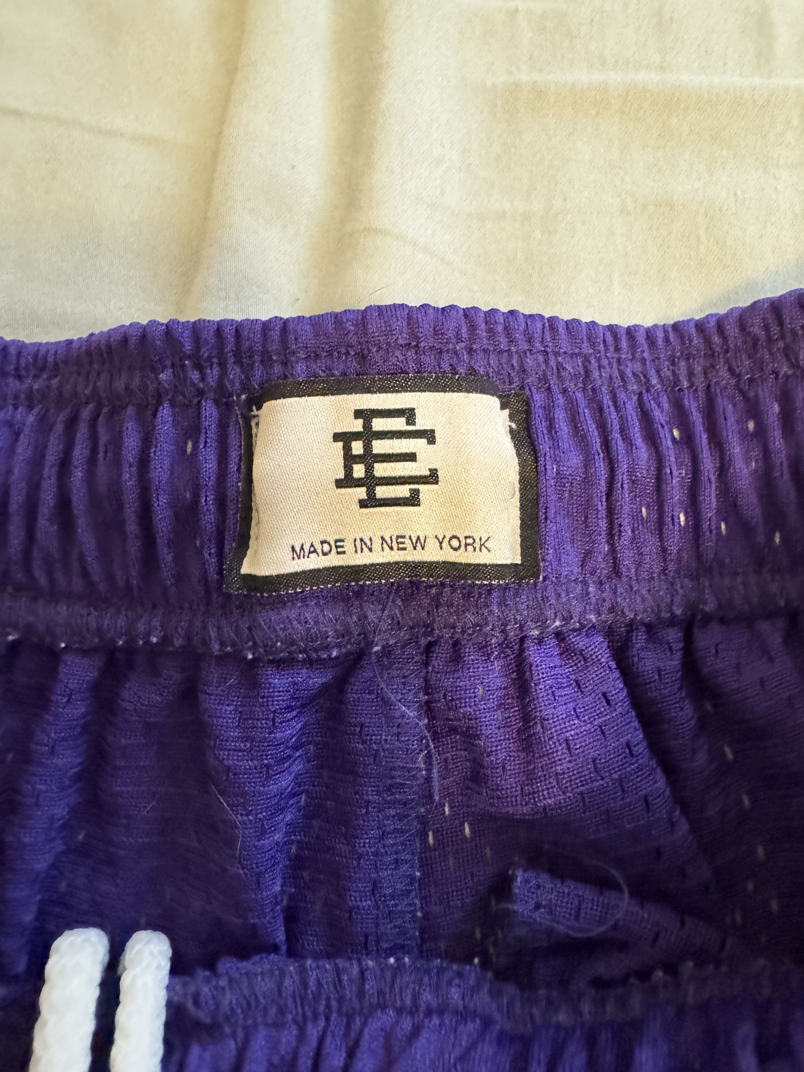 Eric Emanuel EE Mesh Shorts Purple/Red Size US 33 - 3 Thumbnail