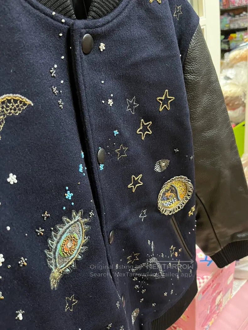 Valentino Valentino Universe starry sky embroidered studded beaded b Size L / US 10 / IT 46 - 3 Thumbnail