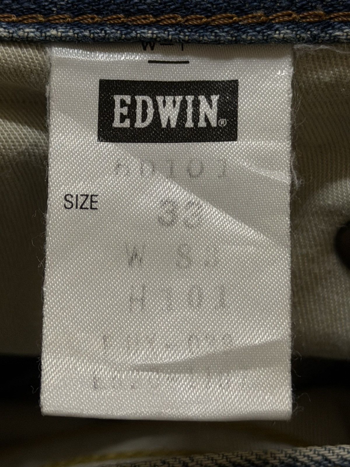 Edwin Vintage 90s Edwin 601 Faded Wash Distress Wide Leg Bootcut Size US 32 / EU 48 - 7 Thumbnail
