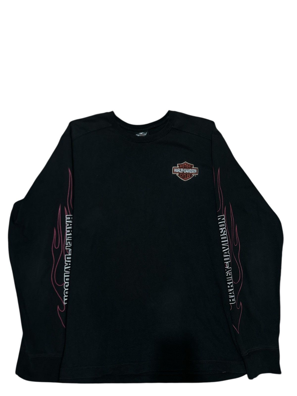 Harley Davidson ⚡️ BINDING OFFER ⚡️Vintage 00s Harley Davidson Flame🔥 Size US M / EU 48-50 / 2 - 2 Thumbnail