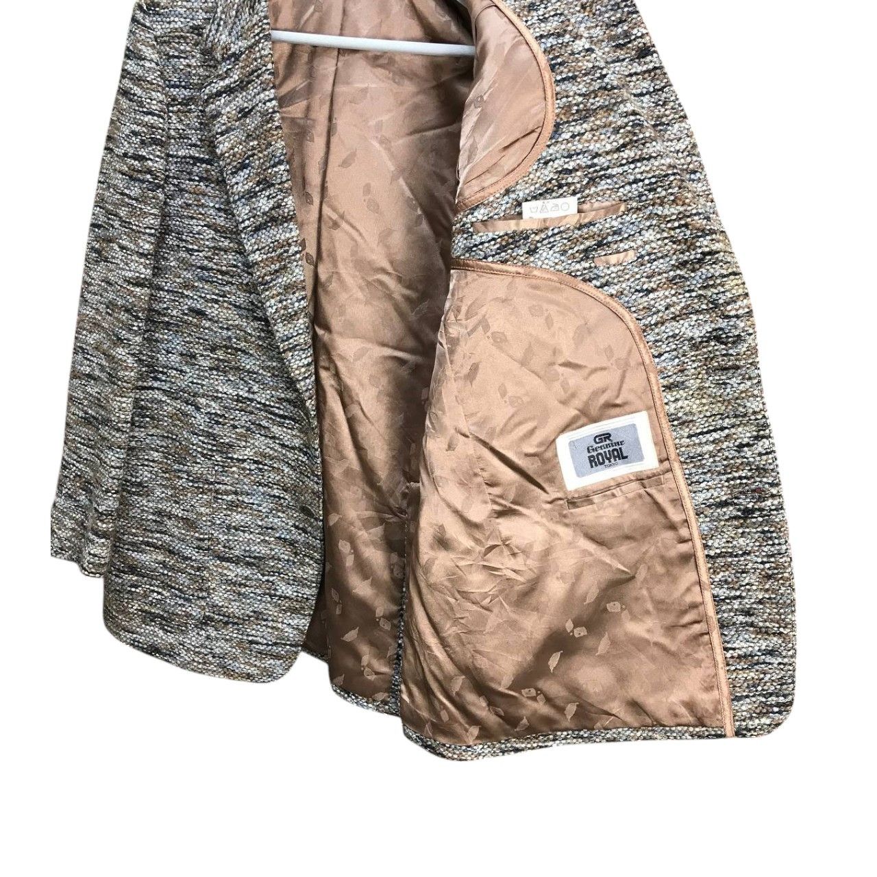 Harris Tweed × Issey Miyake × Japanese Brand RARE JAPAN GOLDEN TWEED ROYAL TOKYO COAT Size US M / EU 48-50 / 2 - 6 Thumbnail