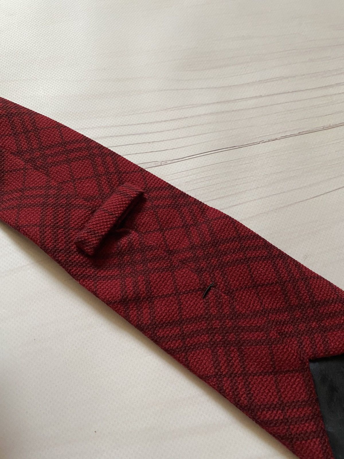 Burberry Vintage Burberry checked cachemire and silk tie Size ONE SIZE - 8 Thumbnail