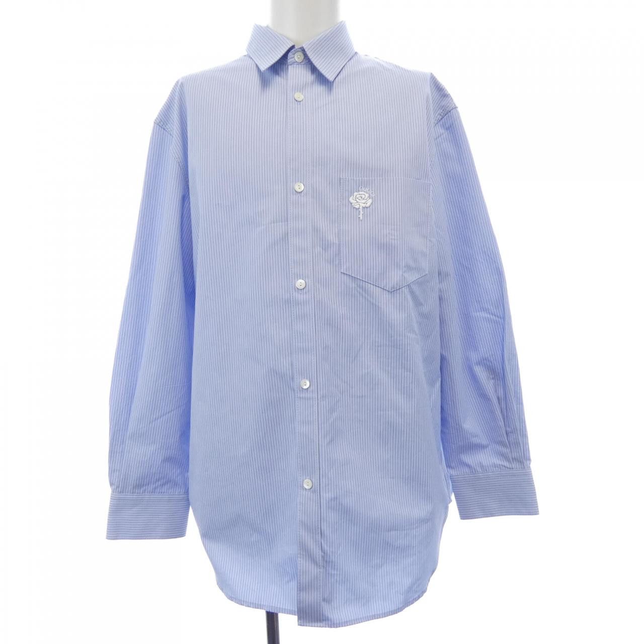 Gucci Gucci Gucci Shirt Shirt Cotton Dress Shirt 814552 Z7AHG DUTY FREE for USA Size ONE SIZE - 1 Thumbnail