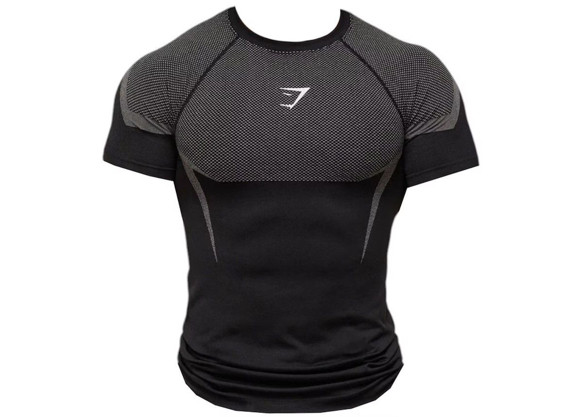 Gymshark GymShark Onyx 5.0 Seamless T shirt Gray Size Medium Size US M / EU 48-50 / 2 - 4 Thumbnail
