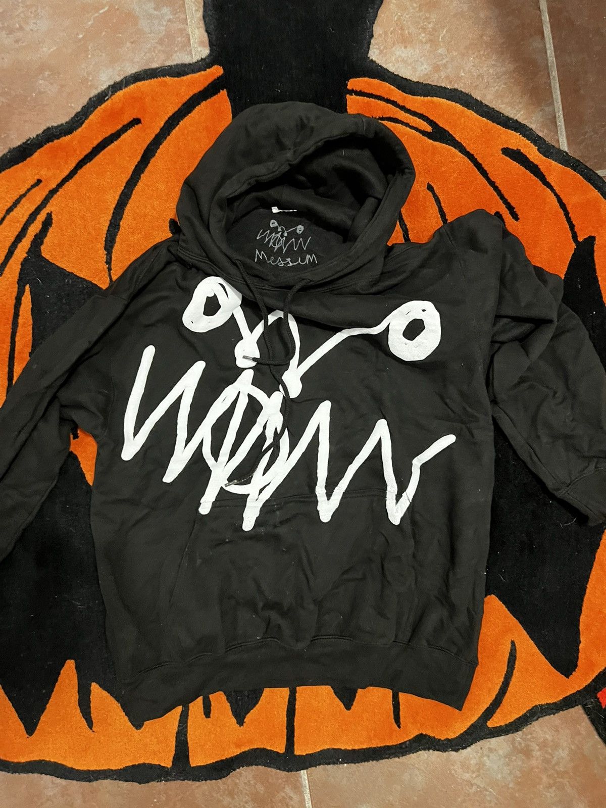 Asspizza 2021 big print hoodie 730 - size medium
