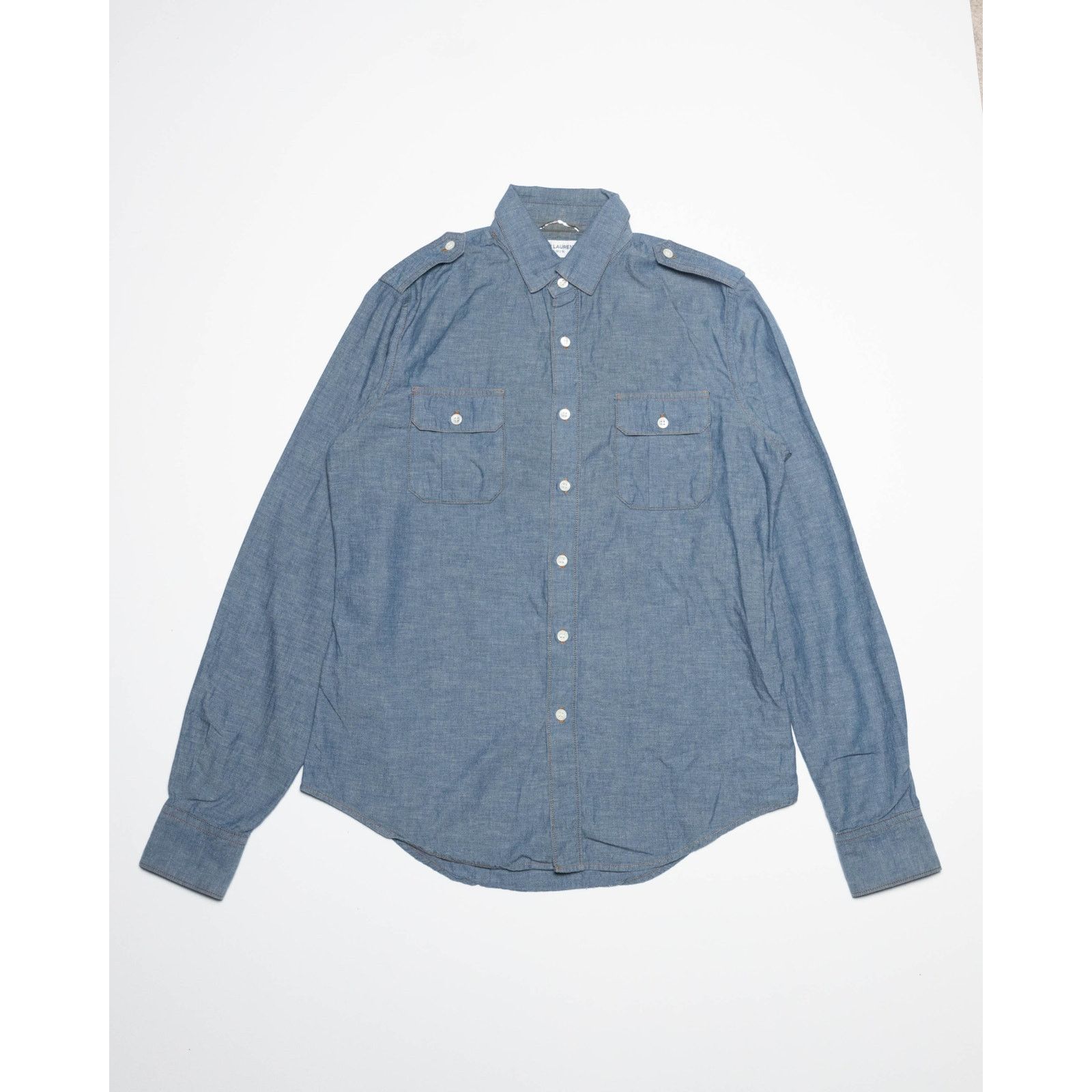 Saint Laurent Paris Saint Laurent Paris Denim Button Up shirt Size US S / EU 44-46 / 1 - 1 Thumbnail