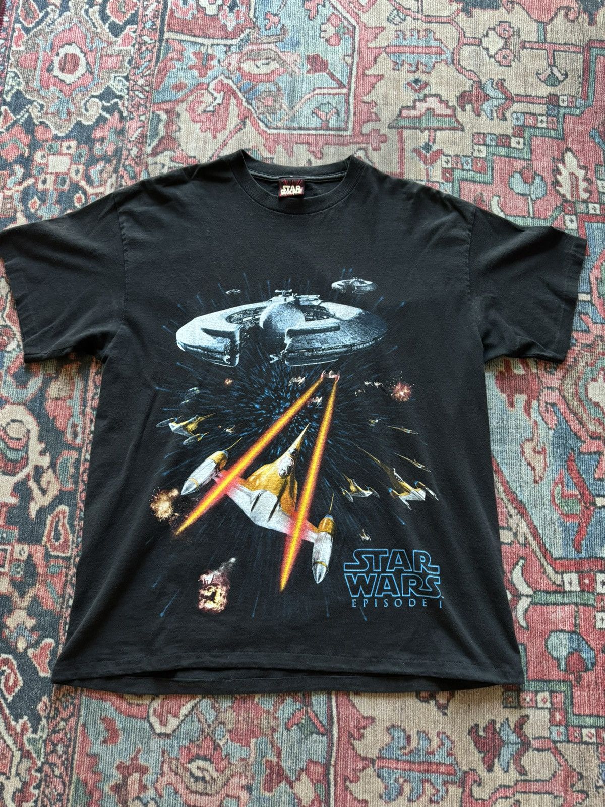 1999 Vintage Star Wars Episode Jumbo Print Promo Tee