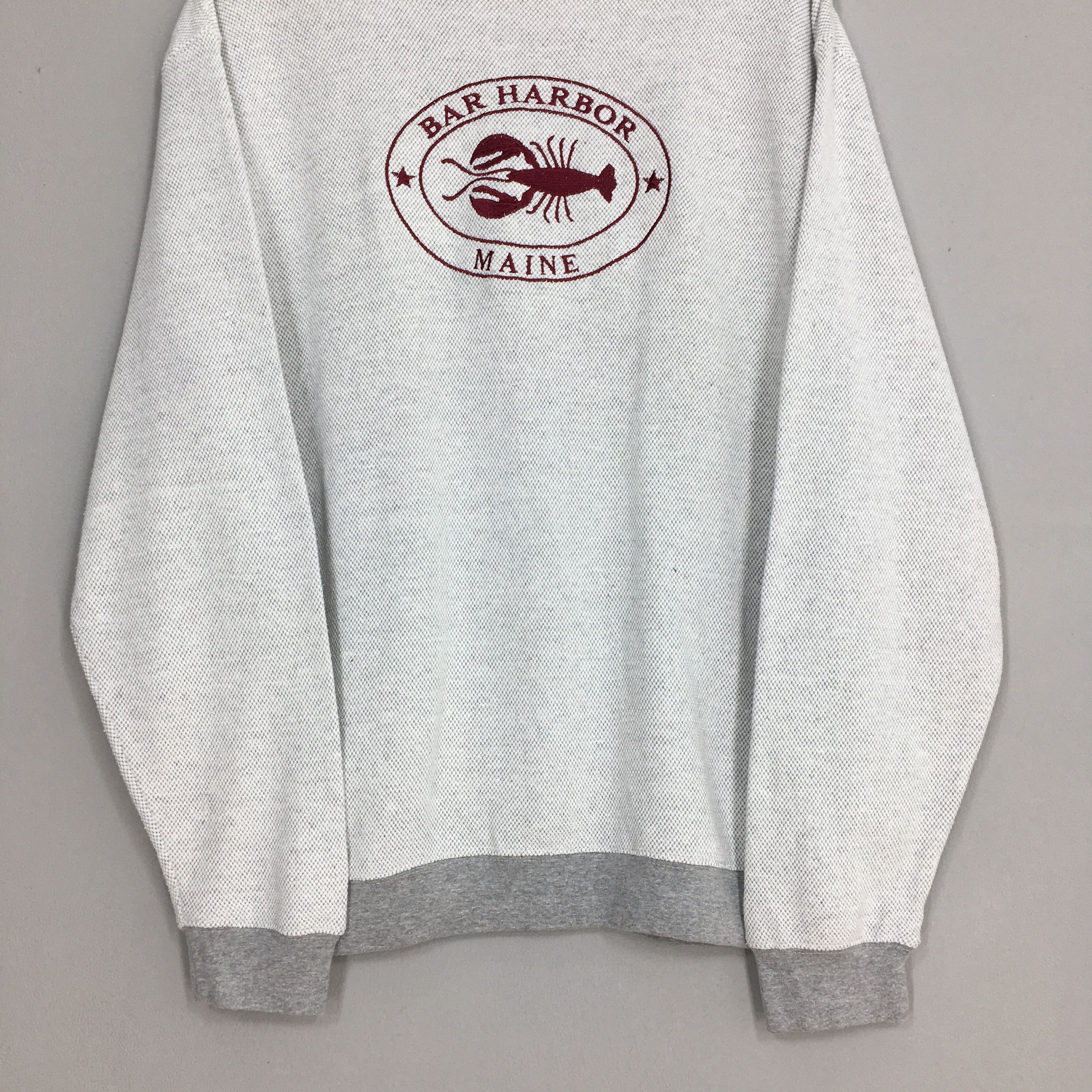 Vintage Vintage Bar Harbor Maine State Gray Sweatshirt Large Size US L / EU 52-54 / 3 - 3 Thumbnail