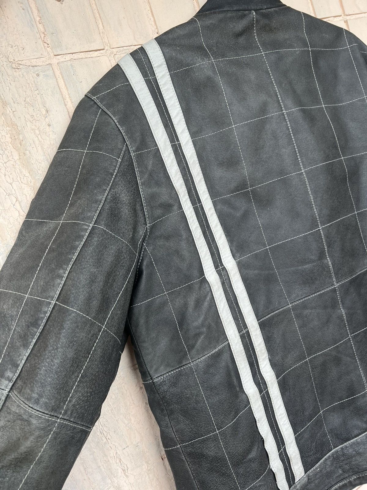 Angelo Litrico Y2K Moto Racing Leather Vintage Jacket Angelo Litrico Size US M / EU 48-50 / 2 - 15 Thumbnail