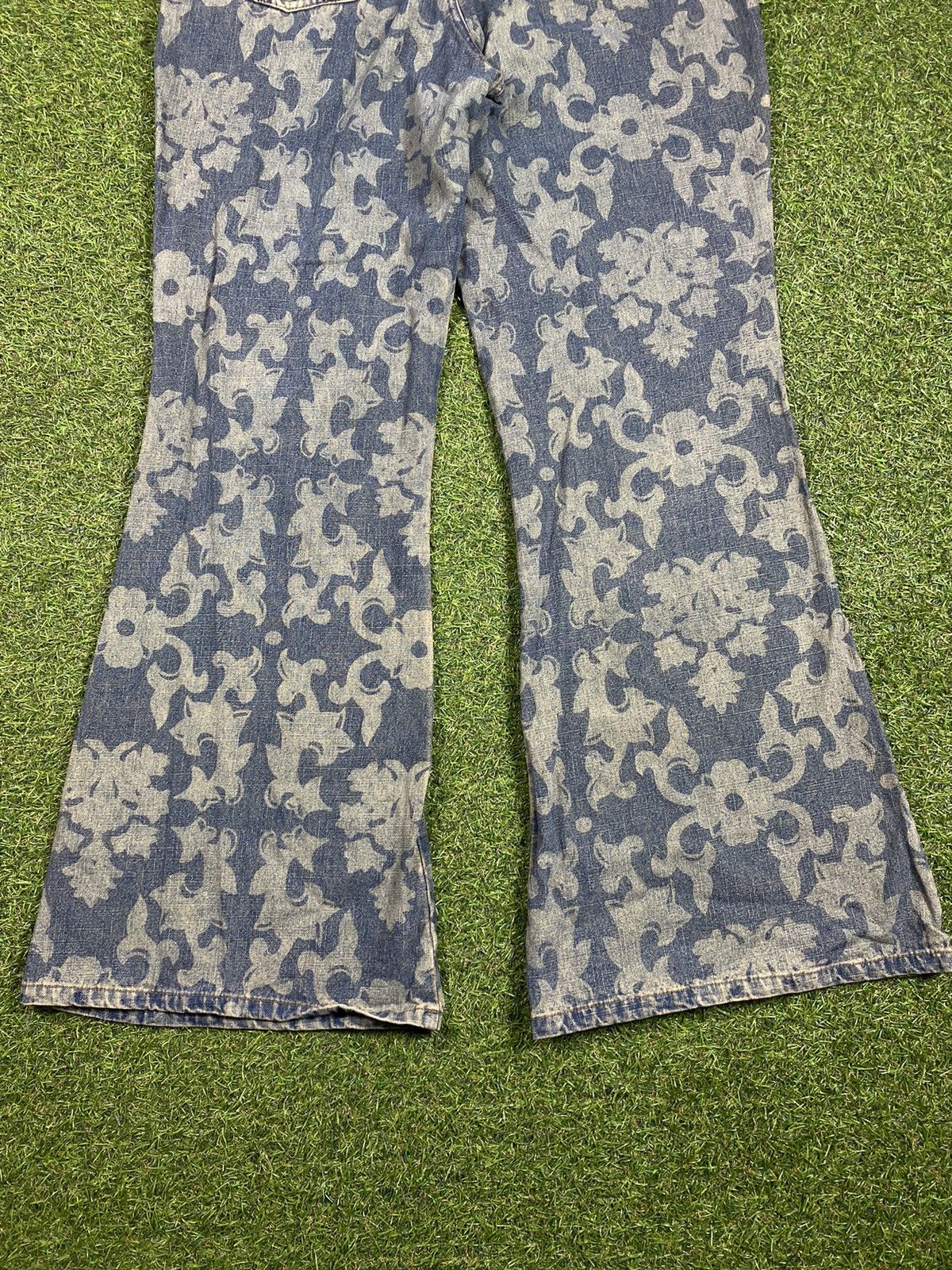 If Six Was Nine Vintage 90s Flared jeans Japanese LGB style streetwear Size 32" / US 10 / IT 46 - 6 Thumbnail
