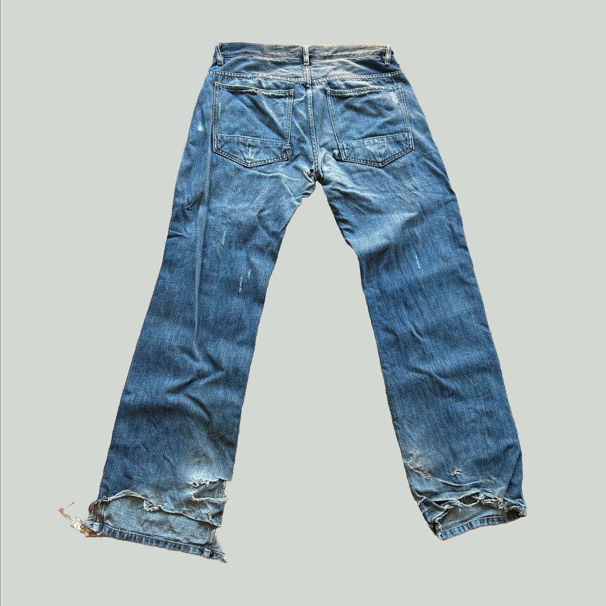 Rick Owens × Rick Owens Drkshdw Rick Owens Slab Denim Size US 38 / EU 54 - 3 Thumbnail