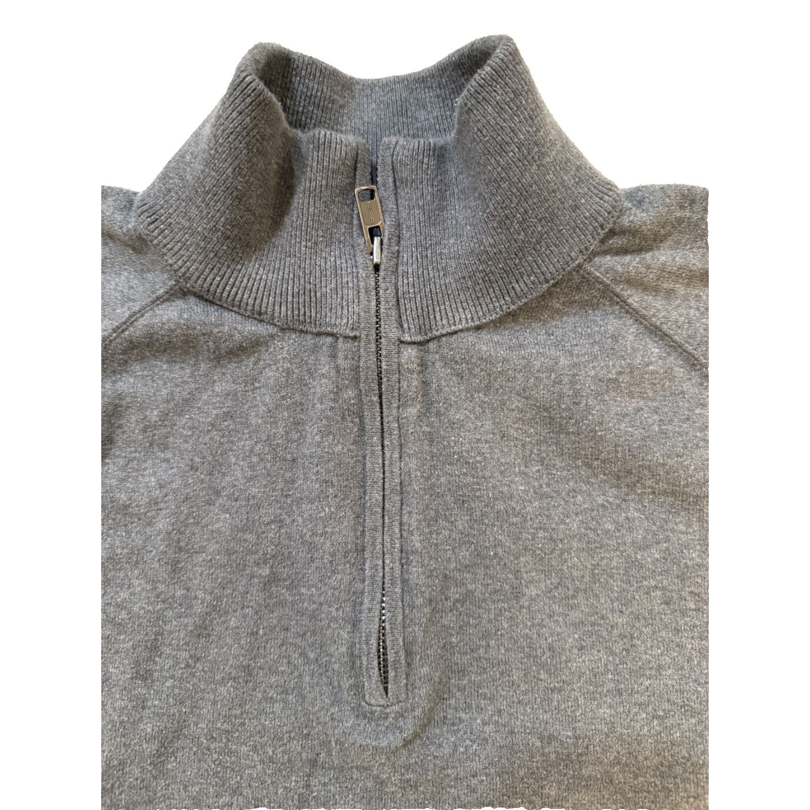 Gap Vintage GAP Sweater Mens Medium Half Zip Gray Pullover Size US M / EU 48-50 / 2 - 7 Thumbnail