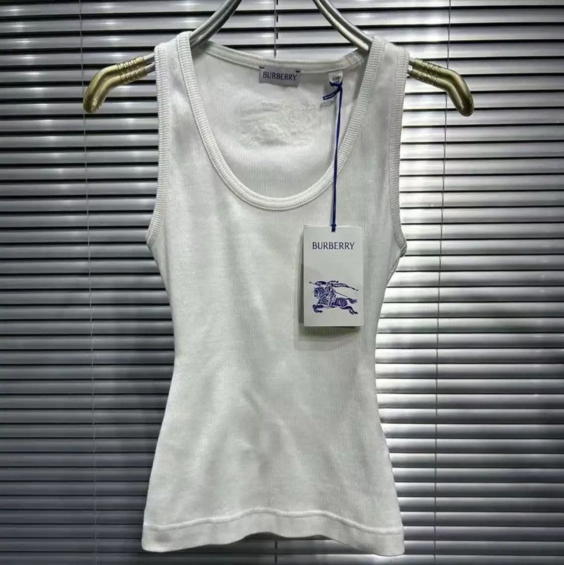 Burberry Burberry White Cotton Summer T-Shirt Size XXS / US 00 / IT 34 - 1 Thumbnail