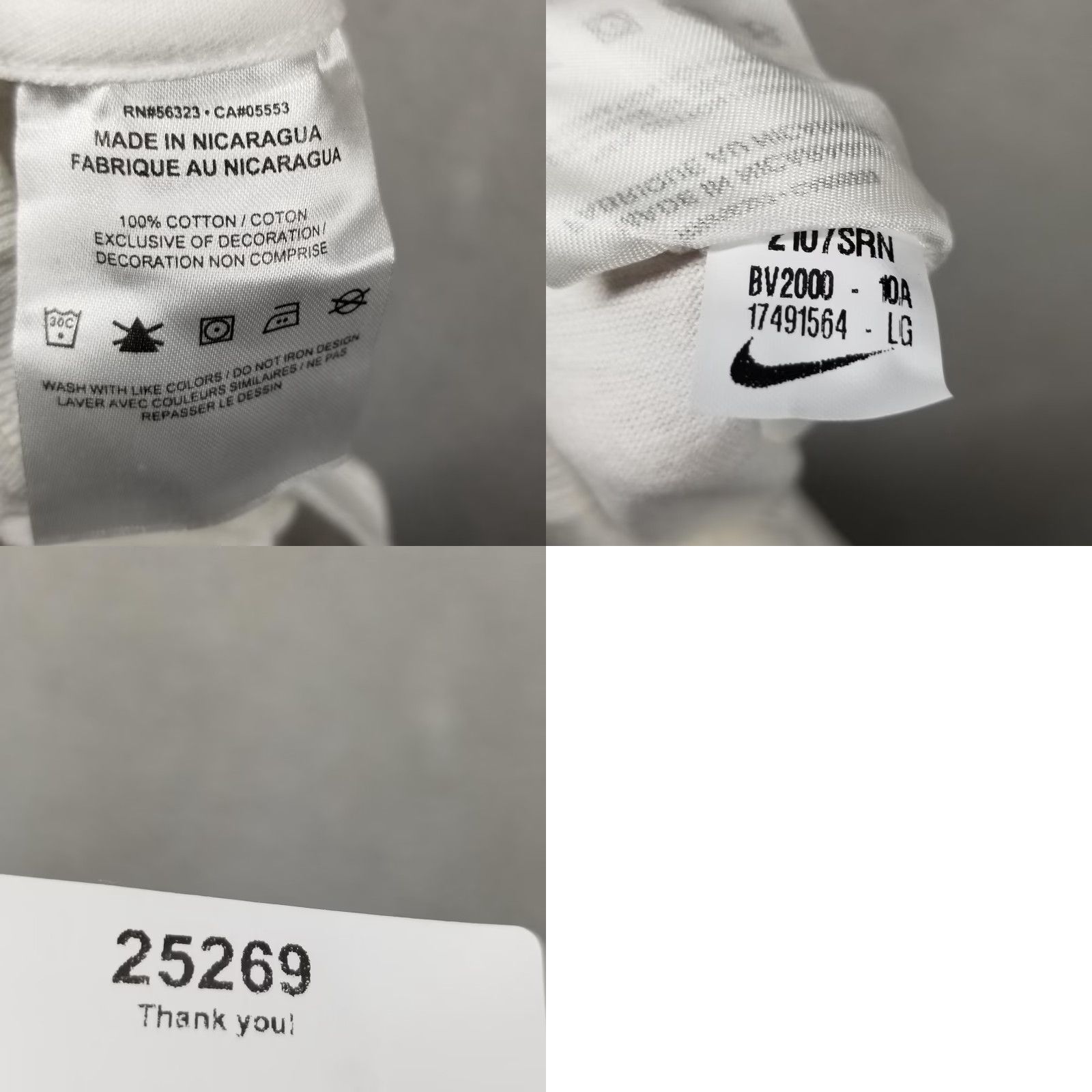 Nike Nike Love NYC Shirt Men Large White Long Sleeve Graphic Tee Cotton BV2000 Size US L / EU 52-54 / 3 - 8 Thumbnail