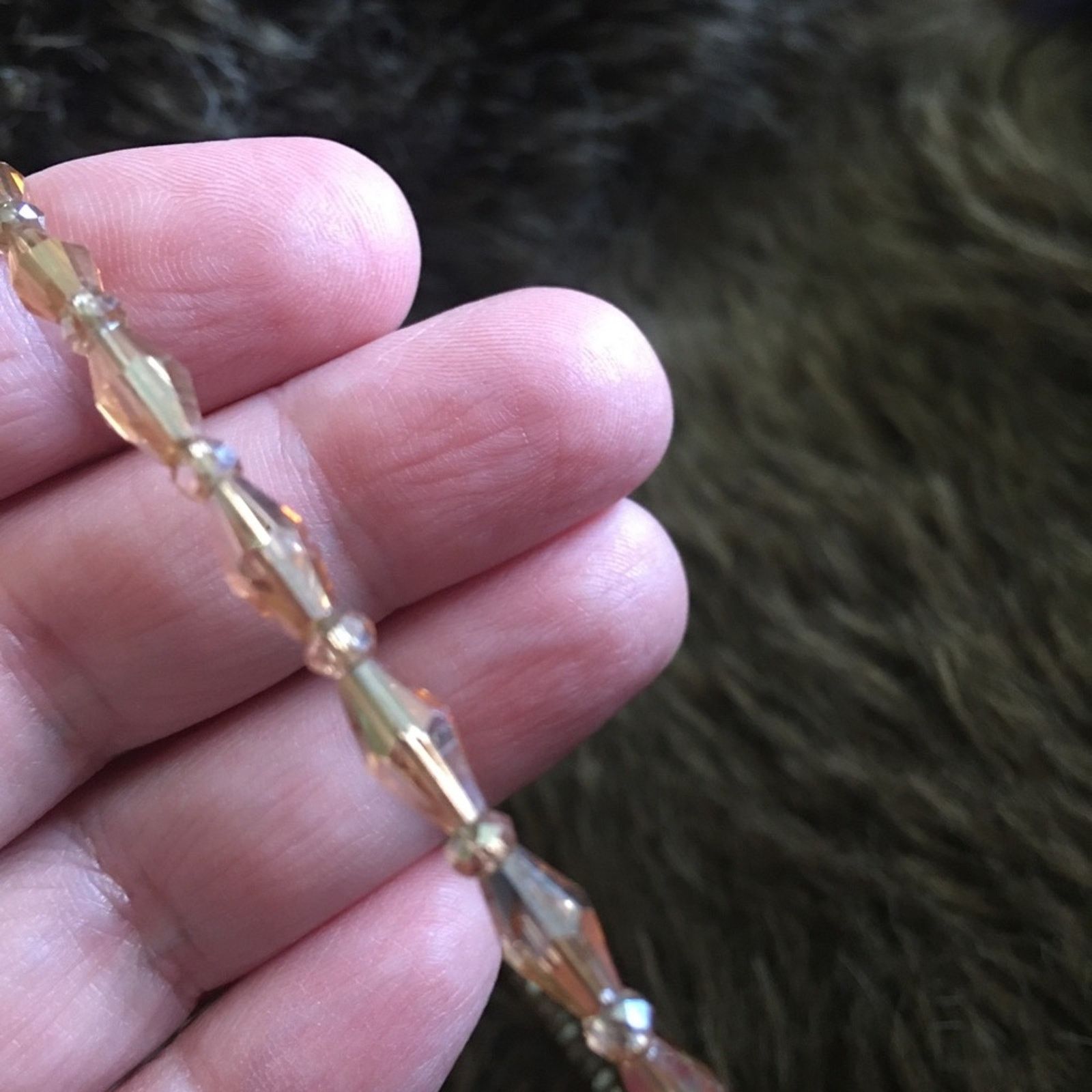 Jewelry Gold tone faceted sparkle bead choker necklace Size ONE SIZE - 7 Thumbnail