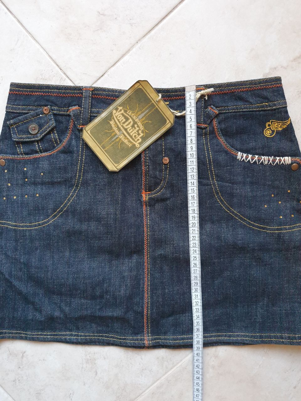 Von Dutch Von Dutch denim mini skirt sz 30 Size 27" / US 4 / IT 40 - 1 Thumbnail