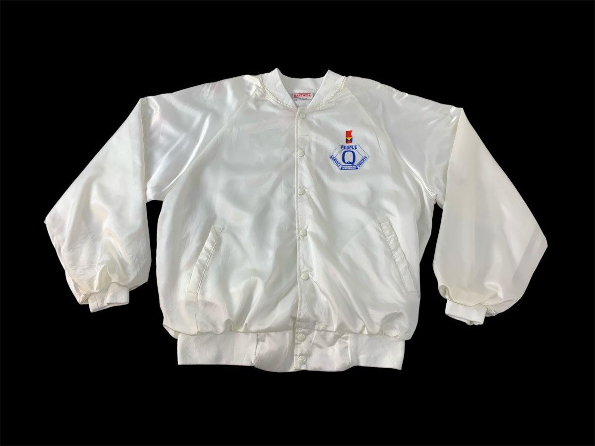 Other 90s Hartwell Federal Express Fedex Satin Bomber White Jacket Size US XL / EU 56 / 4 - 1 Thumbnail