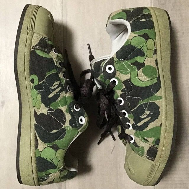 Bape × Kaws × Nigo BAPE × KAWS ULTRA SKULL STA sneakers ABC camo APE NIGO Size US 7 / EU 40 - 4 Thumbnail