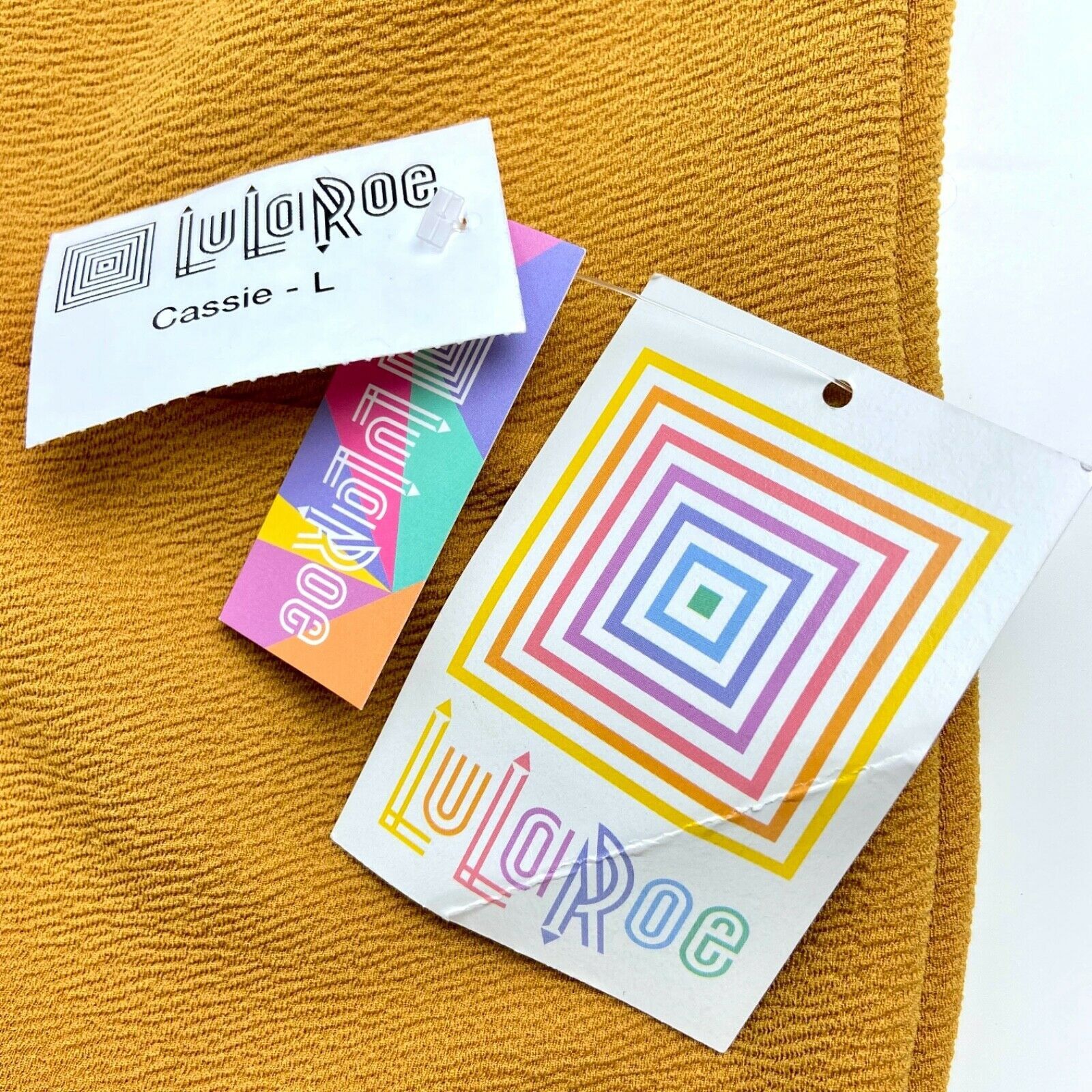 Other LuLaRoe Pencil Skirt Cassie Mustard Black Dipped Colorblock Size 32" / US 10 / IT 46 - 5 Thumbnail