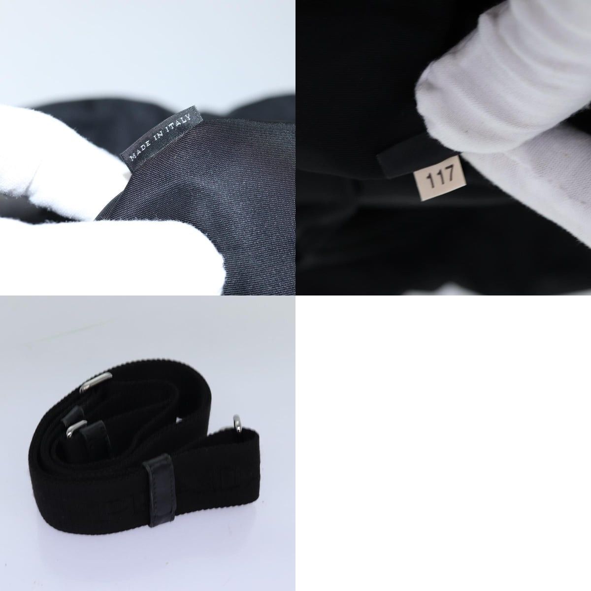 Prada PRADA Hand Bag Nylon Black Size ONE SIZE - 13 Thumbnail