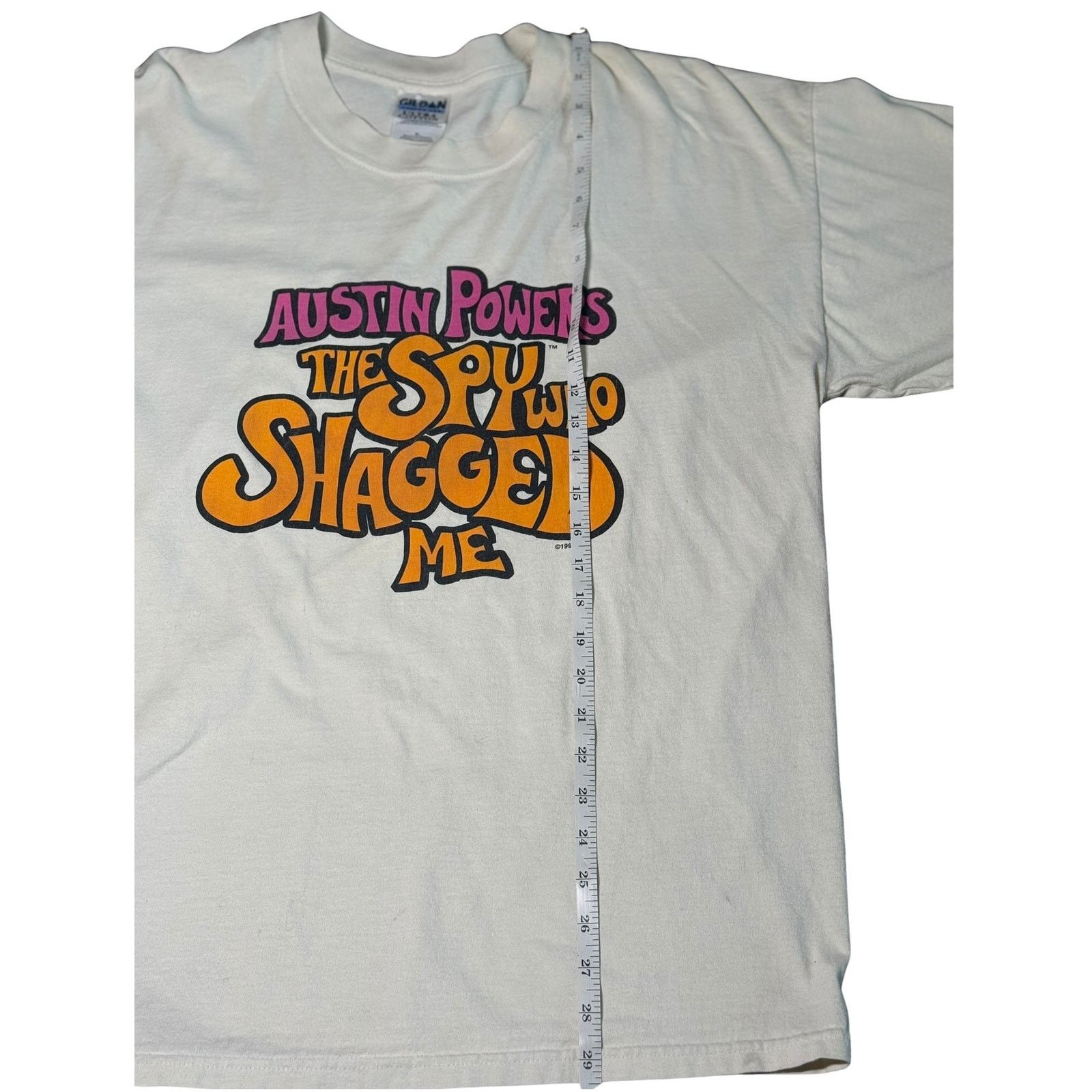 Gildan Vintage 1999 Austin Powers Me Promo Movie T-Shirt XL Size US XL / EU 56 / 4 - 6 Thumbnail