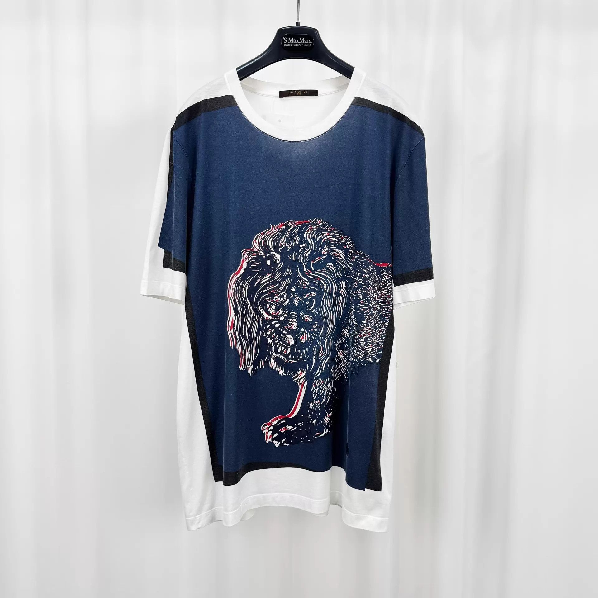 Louis Vuitton LV Embroidered Letter Lion Short Sleeve Tee XL 95 New Size XL / US 12-14 / IT 48-50 - 1 Thumbnail