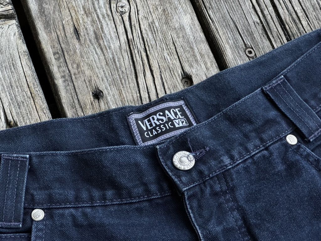 Versace V2 Classic Denim Jeans Size US 35 - 8 Thumbnail