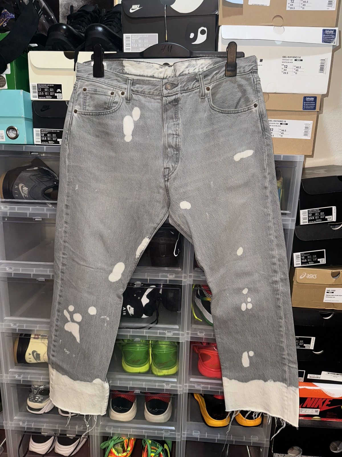 Levi's × Vintage LEVI 501 FACTORY BLEACHED Size US 36 / EU 52 - 1 Thumbnail