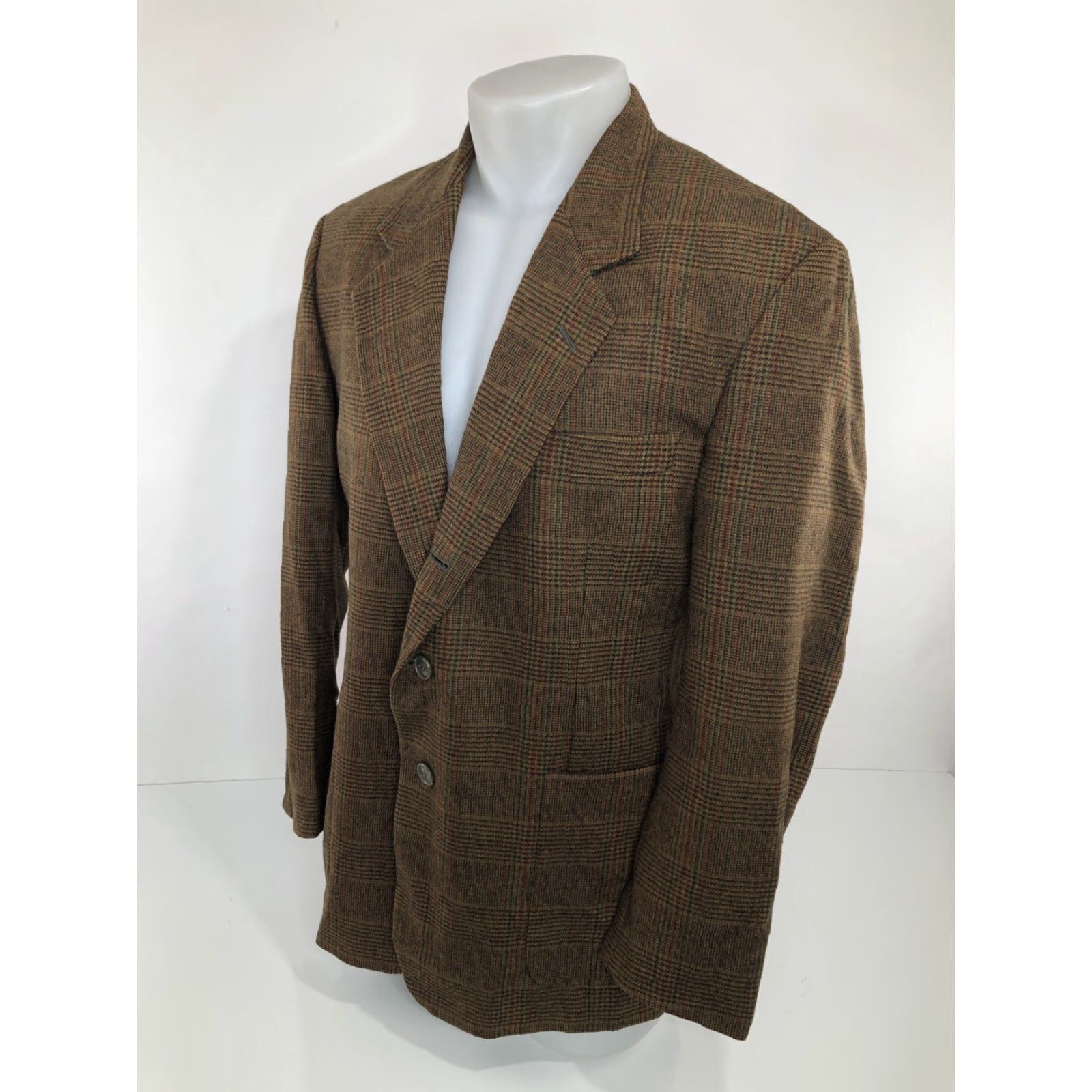 Reiss REISS / LONDON Wool Blazer (40 R) Plaid - EXCELLENT Blazer Mens XX Size 40R - 3 Thumbnail