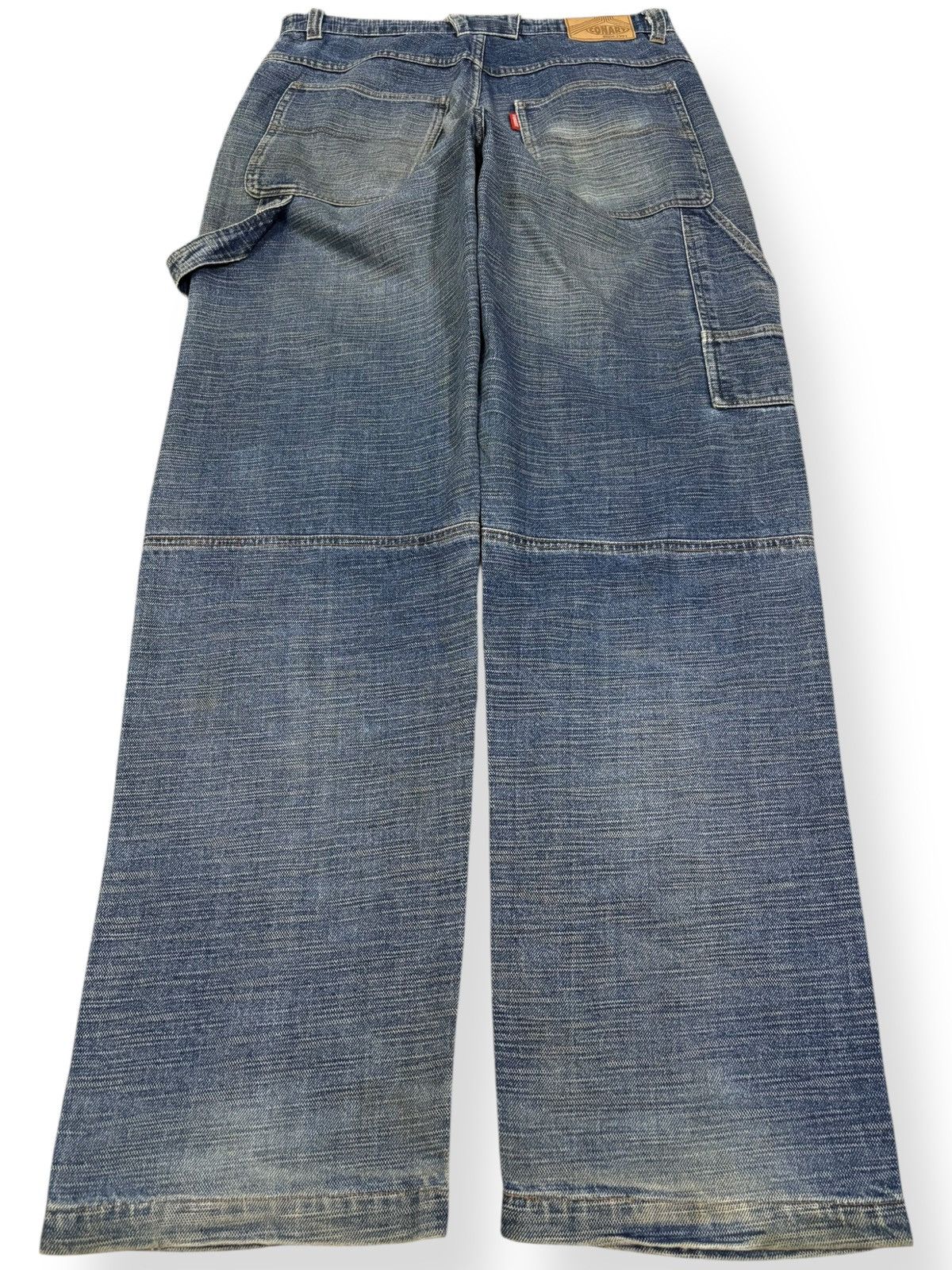 JNCO Vintage 90s Conart Faded Washed Baggy Carpenter Jeans Size US 33 - 2 Thumbnail