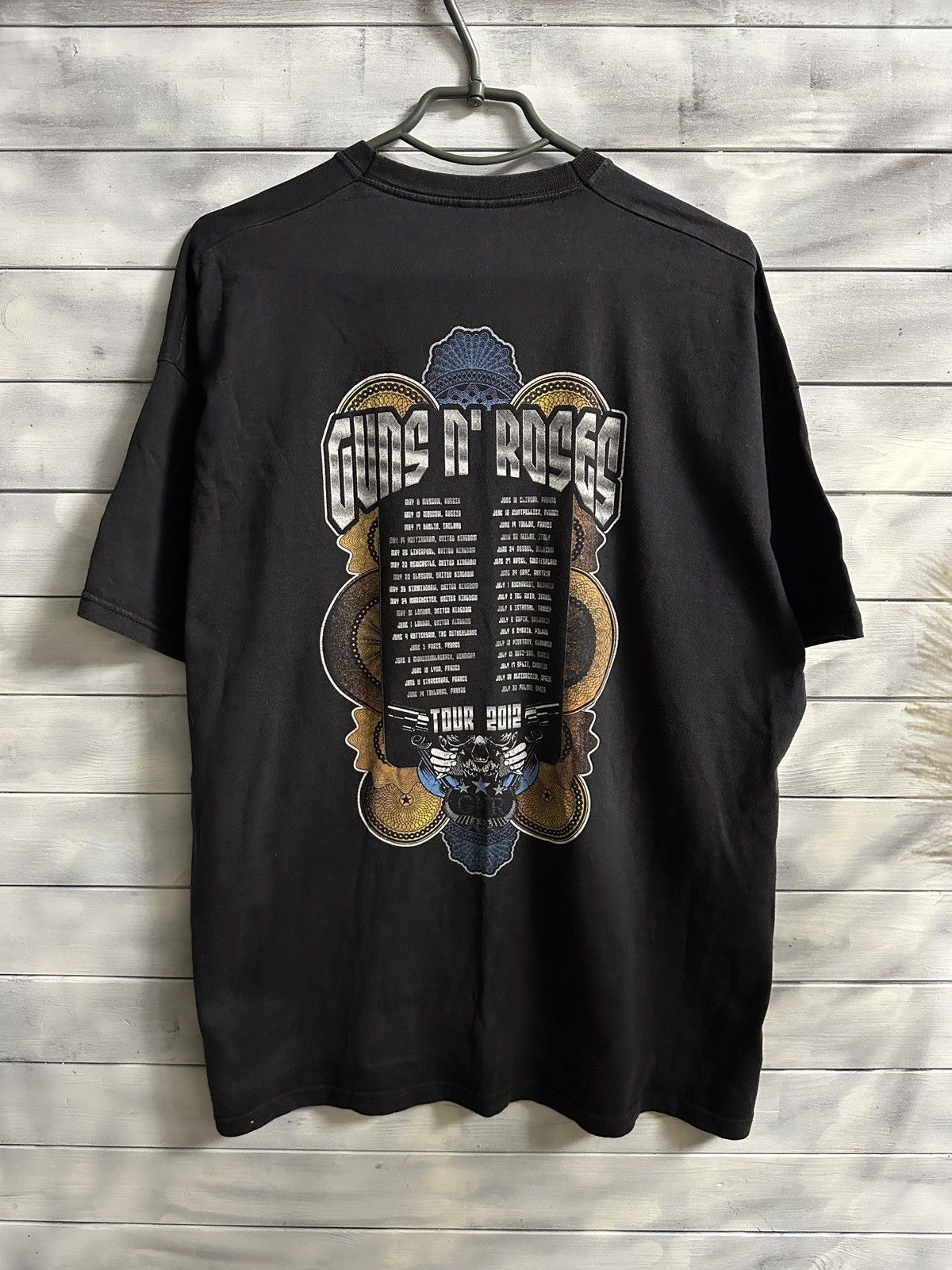 Guns N' Roses Rare Vintage T-Shirt Guns n’ Roses Tour 2012 FOTL Size US XL / EU 56 / 4 - 2 Thumbnail