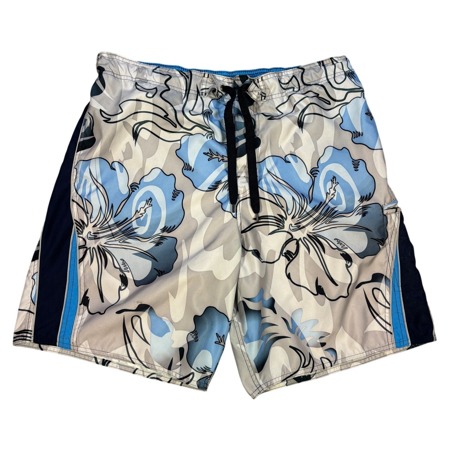 Joe Boxer y2k 2000s Joe Boxer hawaii floral style swim boardshorts Lg Size US 36 / EU 52 - 1 Thumbnail