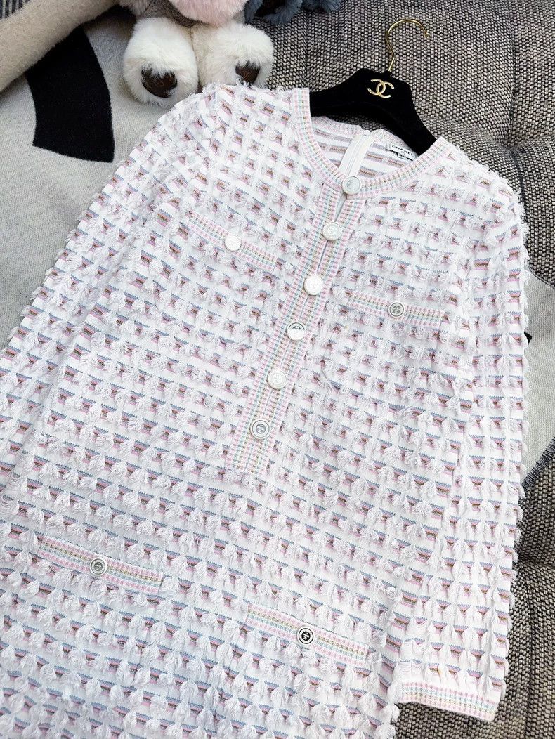 Chanel Chanel 19c Cruise Series Pink Woven Dress Size XS / US 0-2 / IT 36-38 - 9 Thumbnail