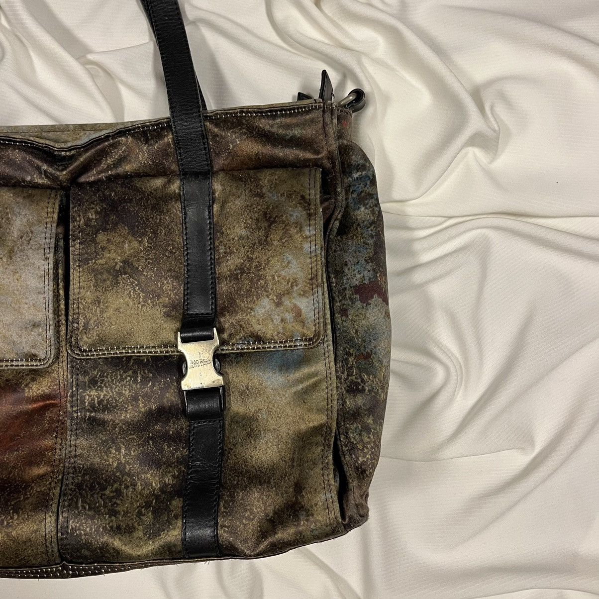 Jean Paul Gaultier × Vintage 1990’s Jean Paul GAULTIER Cyber Tanker Handbag Size ONE SIZE - 2 Thumbnail
