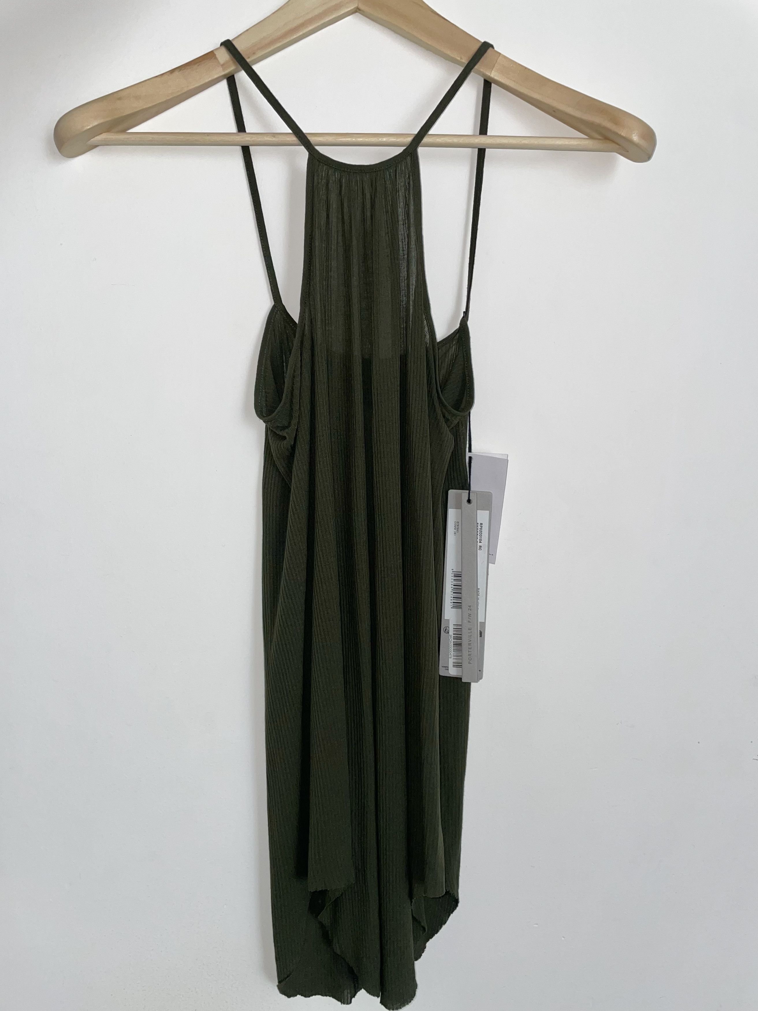 Rick Owens RICK OWENS SKORPIO TANK IN 'FOREST' Size M / US 6-8 / IT 42-44 - 1 Thumbnail