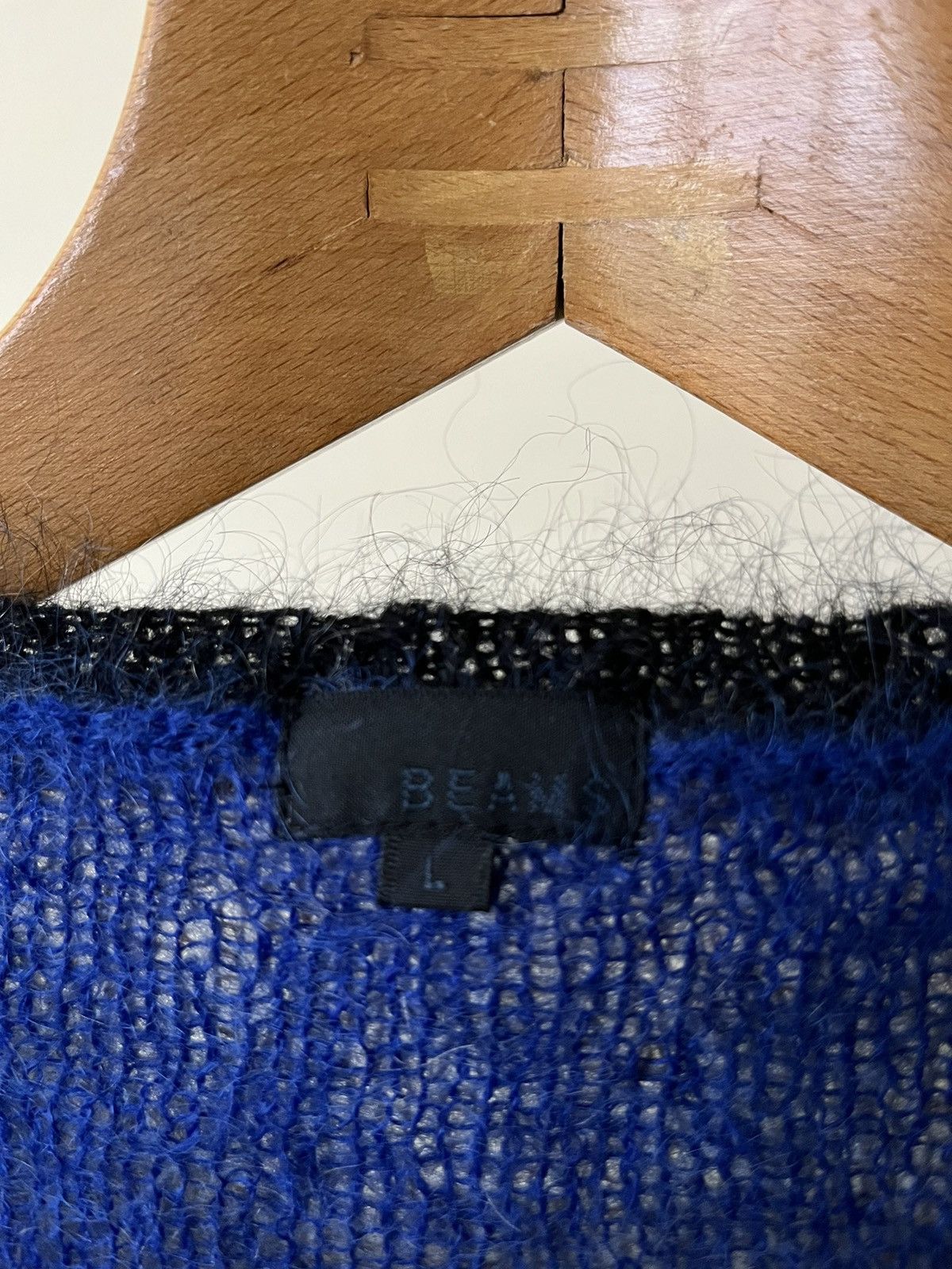 Beams Japan Rare 💥 Vintage BEAMS Kurt Kobain Oversized Mohair Reversible Size L / US 10 / IT 46 - 3 Thumbnail