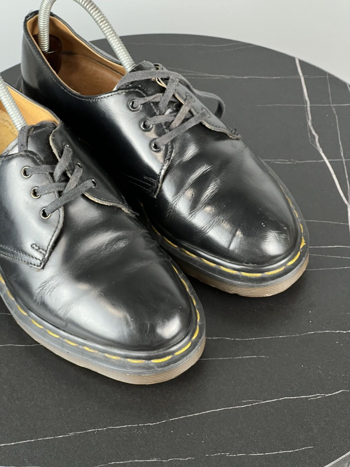 Dr. Martens × Vintage Dr. Martens England 1461 Leather Oxford Shoes Boots (Y0486) Size US 6.5 / IT 36.5 - 4 Thumbnail