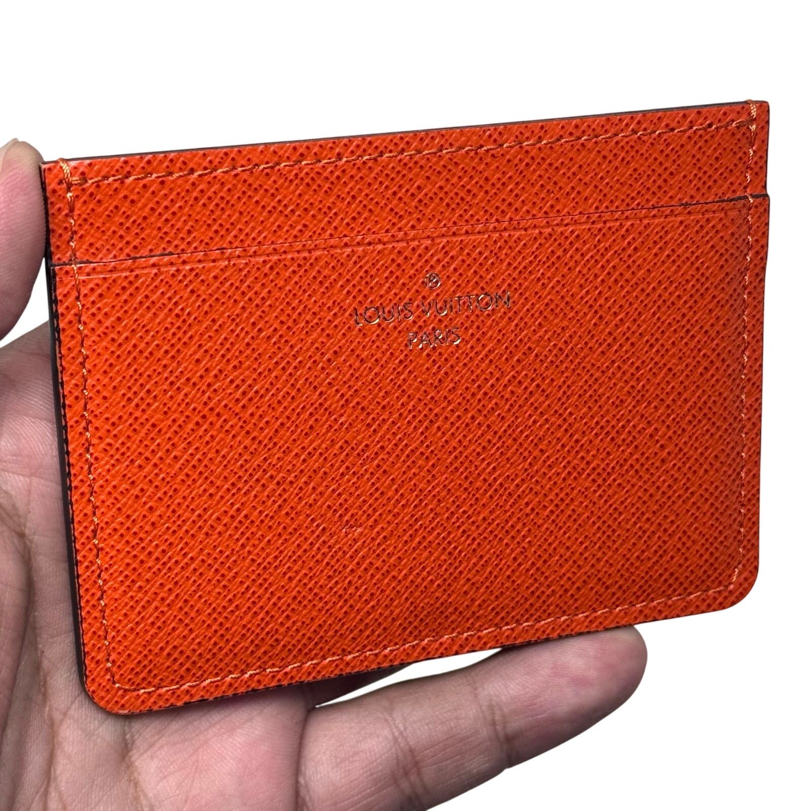 Louis Vuitton Louis Vuitton Orange Cardholder Wallet Size ONE SIZE - 3 Thumbnail