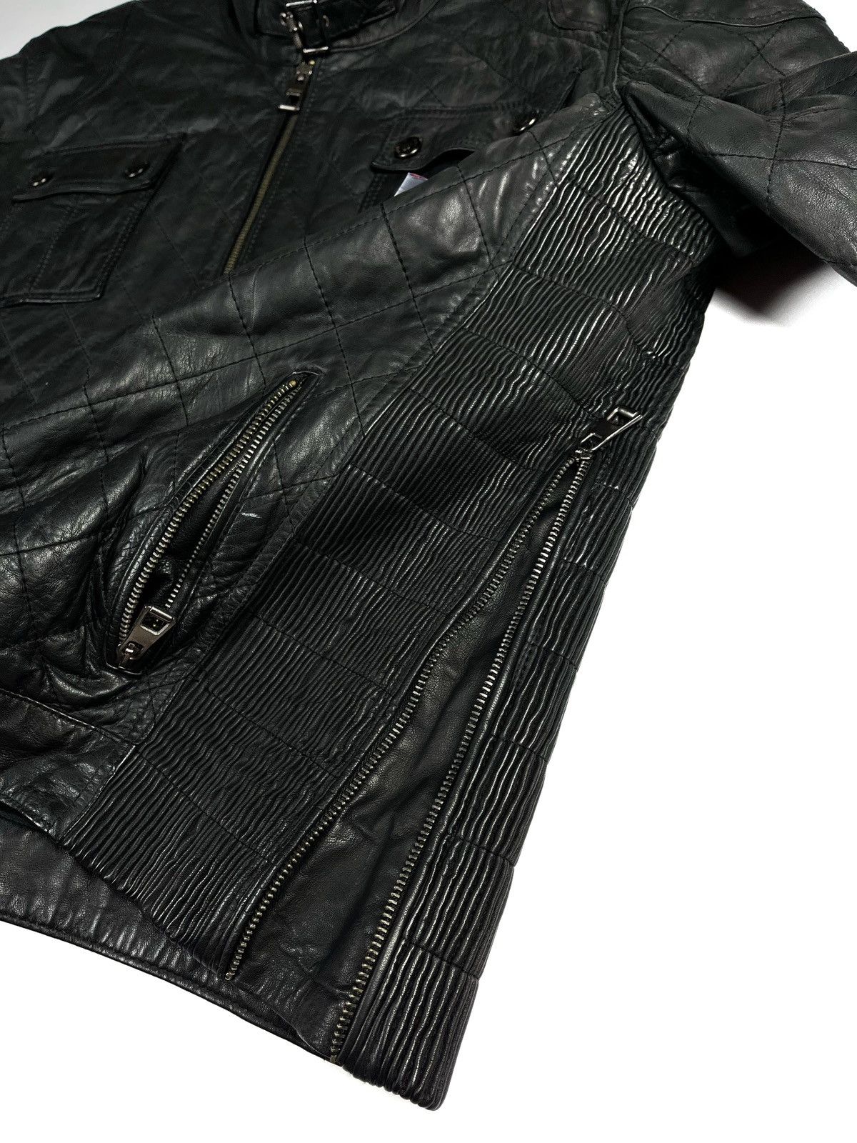 Belstaff 🏍️Belstaff quilted leather jacket motor style Size US L / EU 52-54 / 3 - 9 Thumbnail