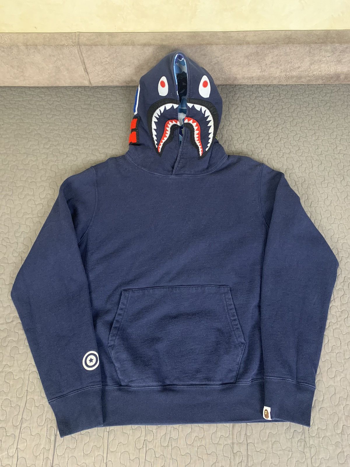 Bape A Bathing Ape Bape Shark Hoodie Made in Japan Size US M / EU 48-50 / 2 - 1 Thumbnail
