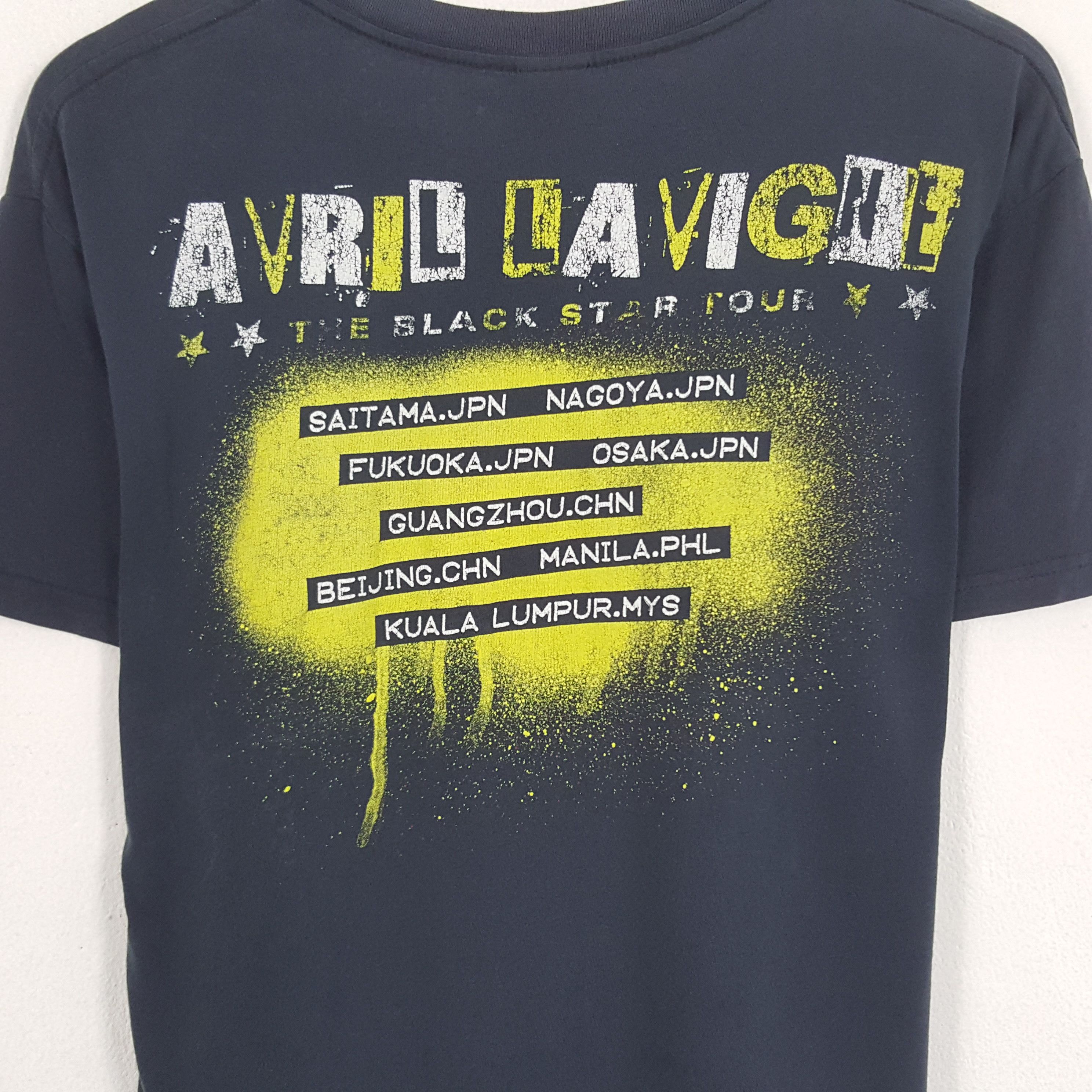 Band Tees × Vintage Vintage Avril Lavigne The Slack Star Tour Tshirt Size US M / EU 48-50 / 2 - 4 Thumbnail
